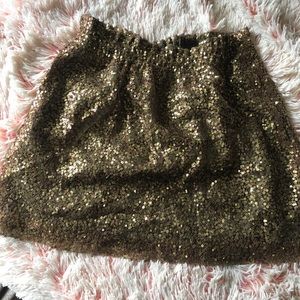 Jcrew sequin mini skirt
